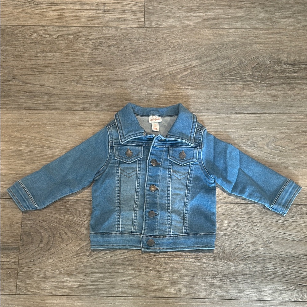 NWOT Cat & Jack Blue Denim Jacket Size‎ 12 months